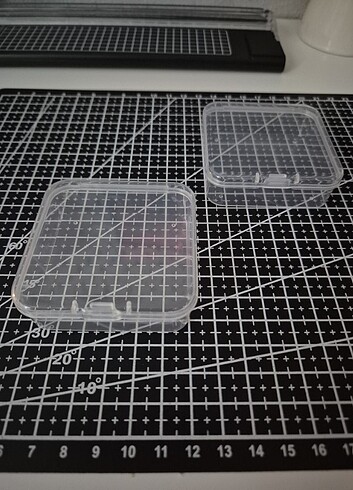 Beden Mini Şeffaf Plastik Saklama Kutusu