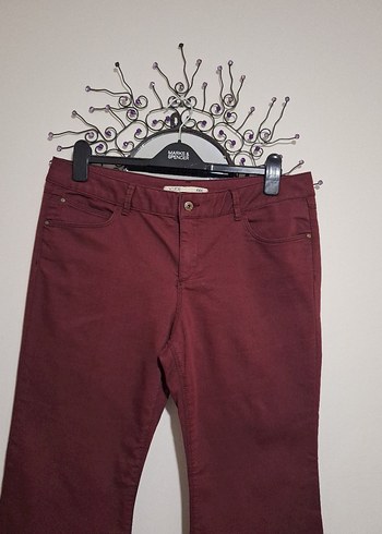 LC Waikiki Bordo Bol Paça Kot Pantolon