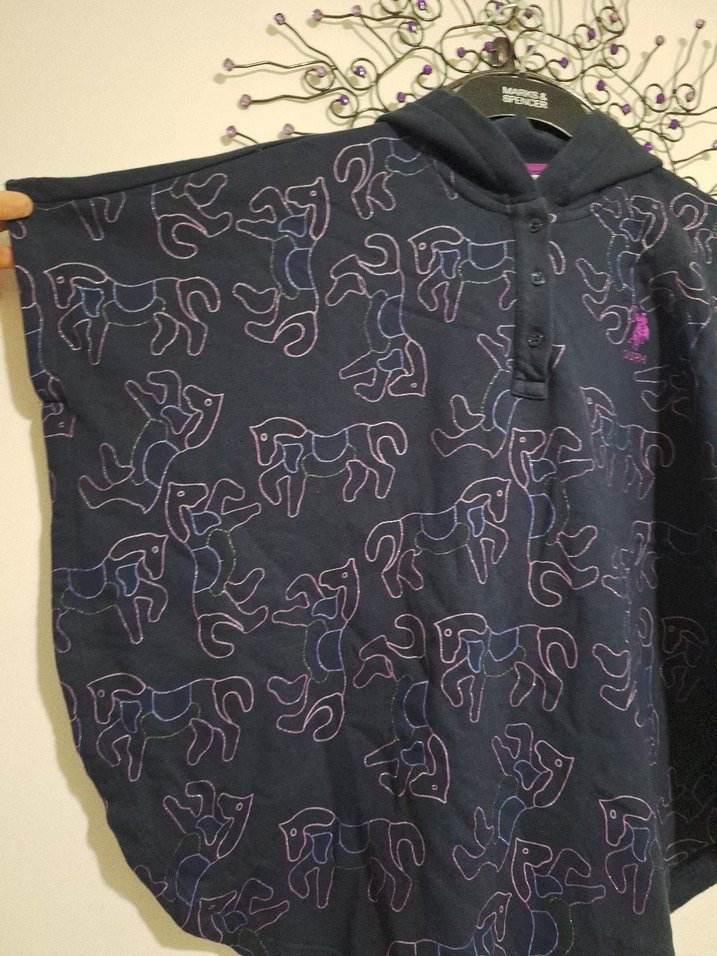 Kız Çocuk Poncho - Görsel 3