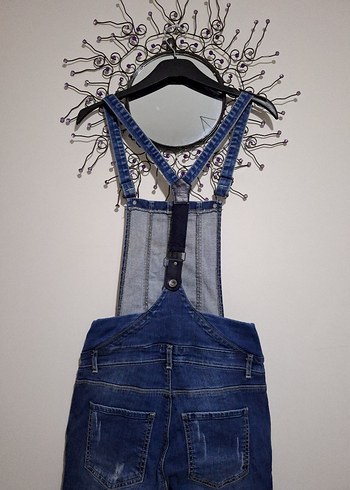 Hamile Denim Tulum - Görsel 5