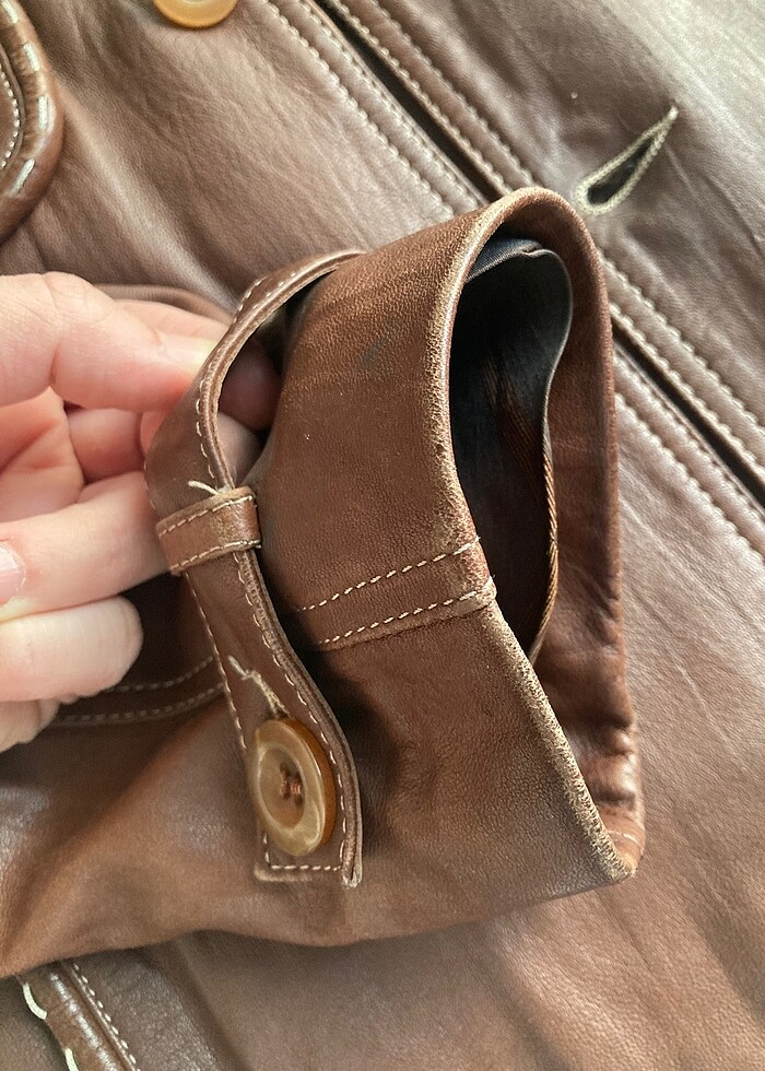 Deri erkek ceket???? - Görsel 5