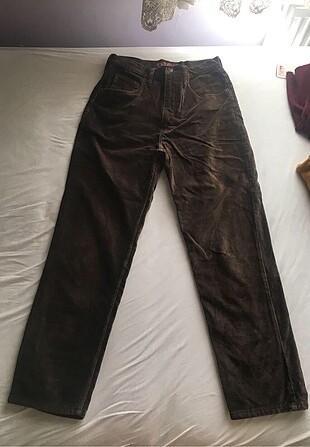 American vintage kadife mom jean