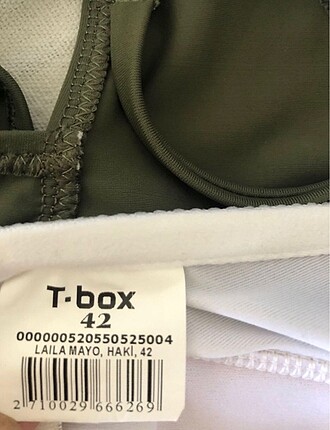 xl Beden haki Renk T-box mayo xl