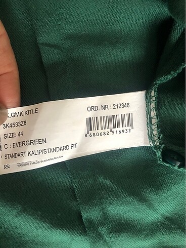 xl Beden yeşil Renk Lcw gömlek 44 beden