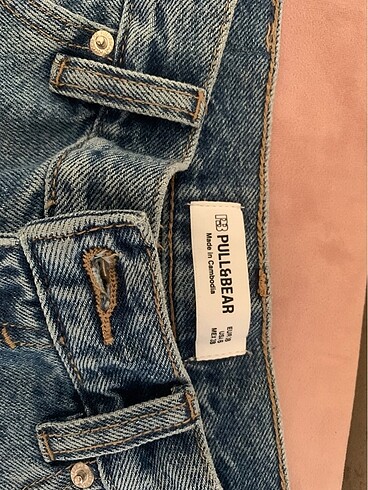 Pull and Bear Mavi şort
