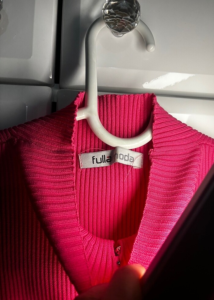 Pembe bluz taşlı - Görsel 3