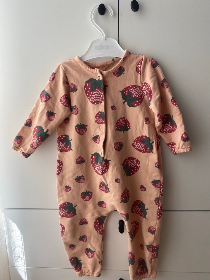 Uzun Kollu Nakışlı Dantelli Pembe Bebek Kız Takımı - Görsel 5