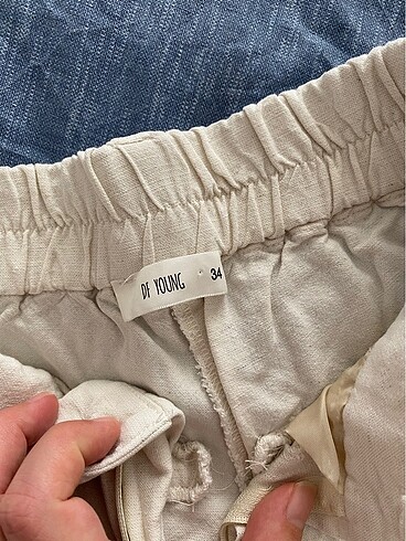 Keten pantolon - Görsel 3