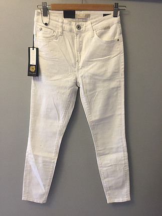 Mavi Gold Serisinden Beyaz Pantolon 25 Beden 