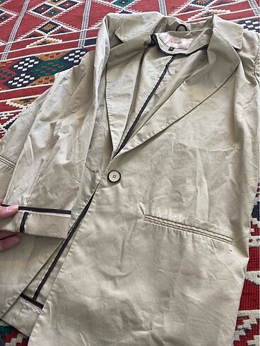 38 Beden camel Renk Trenç ceket