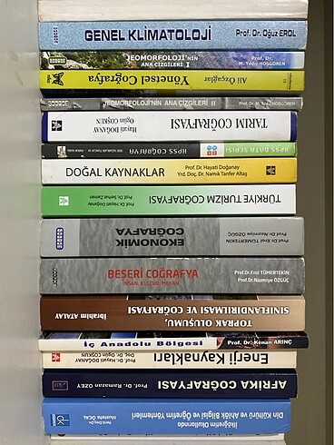  Beden Coğrafya bölümü ders kitapları 1-2-3-4. sınıf Adet fiyatıdır.