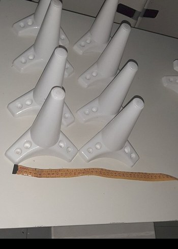 Beyaz Plastik sehpa Ayak Aparatları