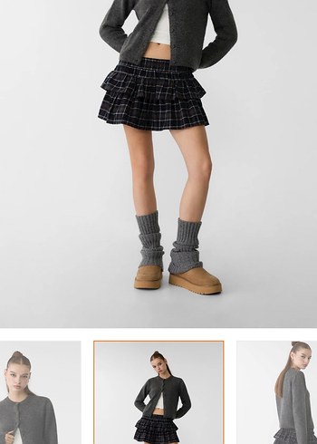 Stradivarius BERSHKA ŞORT ETEK
