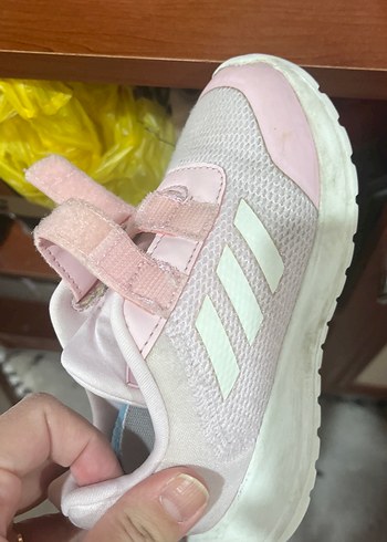Kız Çocuk Pembe Spor Ayakkabı Velcro Bantlı