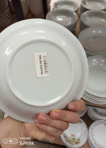 Diğer Beyaz Çiçek Desenli Porselen Tabak6 tane fiyatidir