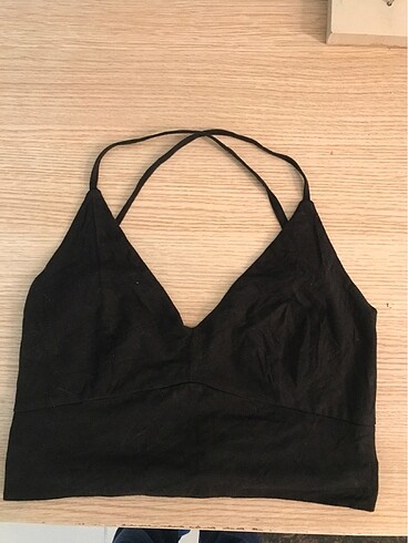 Askılı crop top