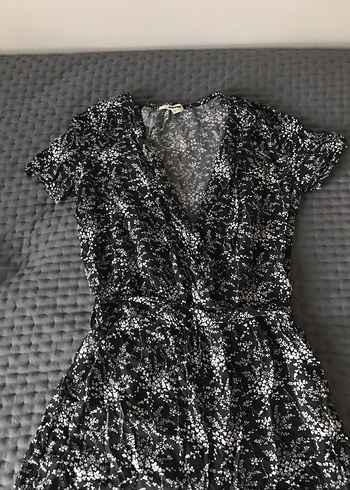 Dantel Detaylı V Yakalı Kadın Tulum - Görsel 3