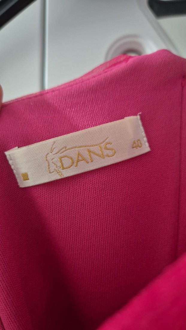 Pembe Drapeli Straplez Uzun Kadın Abiye - Görsel 4