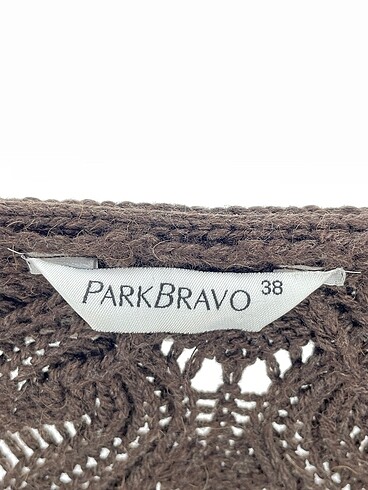 38 Beden kahverengi Renk Park Bravo Kazak / Triko %70 İndirimli.