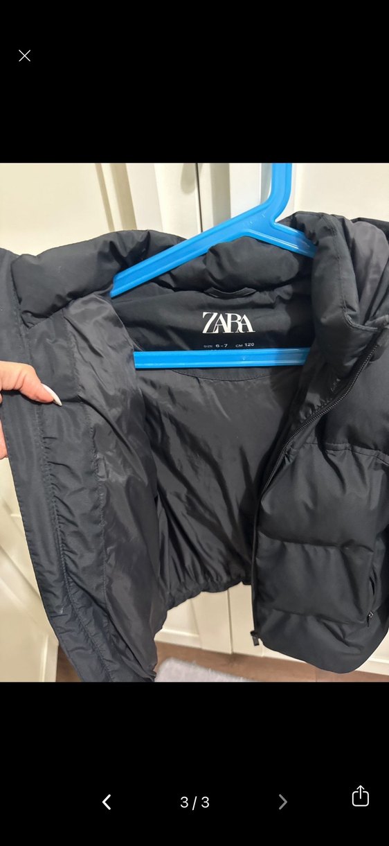 Siyah Fermuarlı Erkek Çocuk Mont - Görsel 3