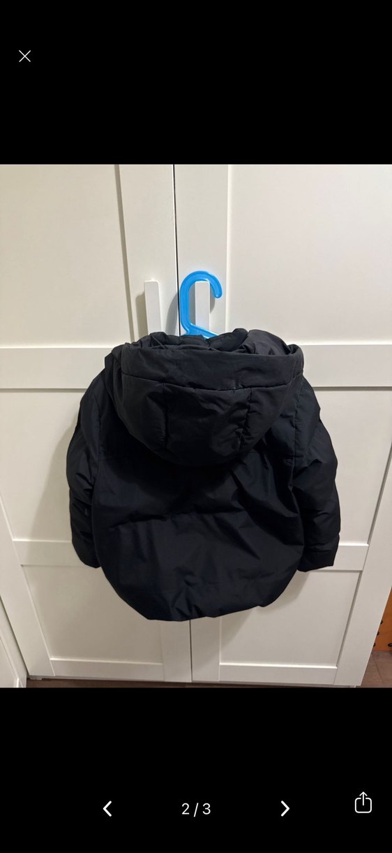 Siyah Fermuarlı Erkek Çocuk Mont - Görsel 2