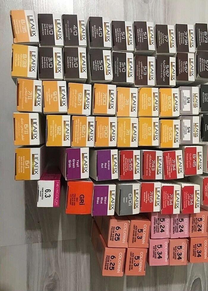 SAÇ BOYASI SETİ (64 lü) - Görsel 3