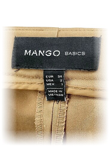 34 Beden Mango Kumaş Pantolon %70 İndirimli.