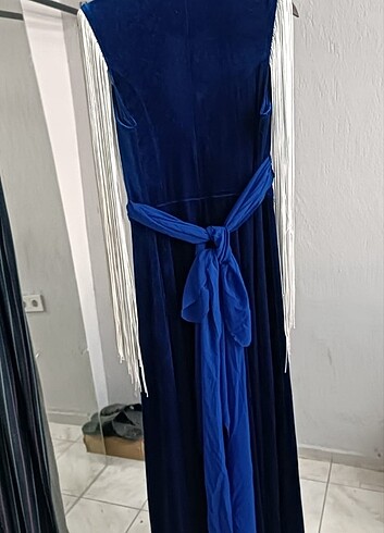 42 Beden lacivert Renk Kına elbisesi kaftan