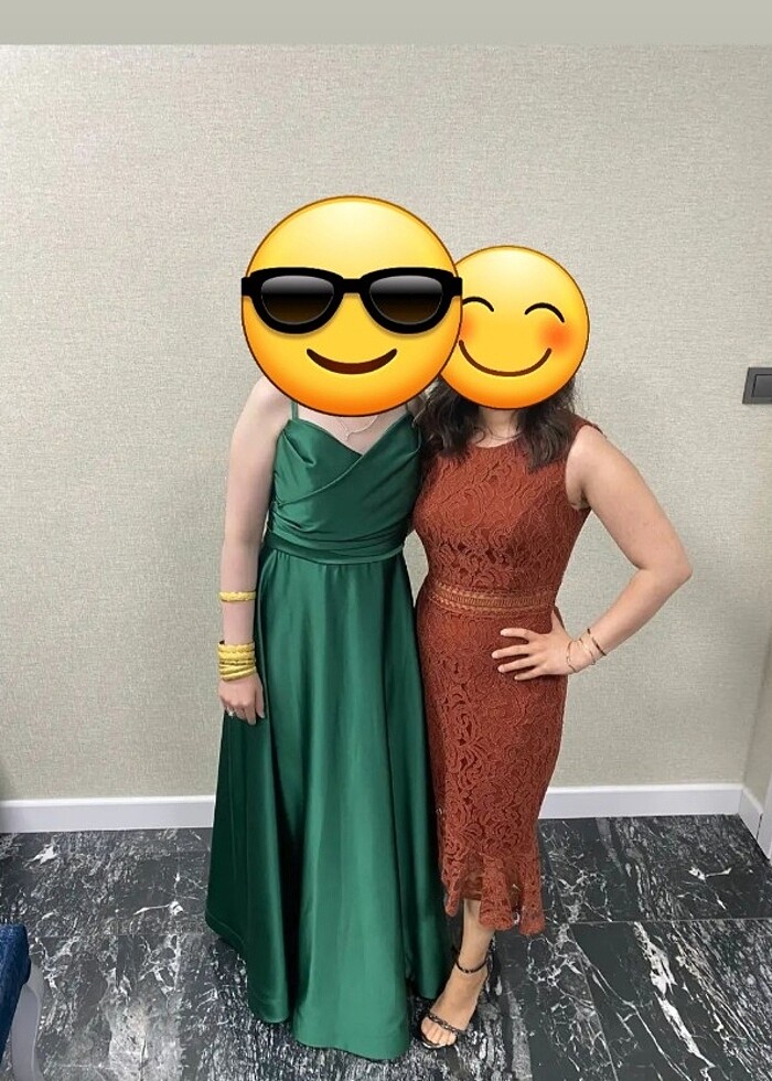 Kiremit Rengi Abiye - Görsel 3