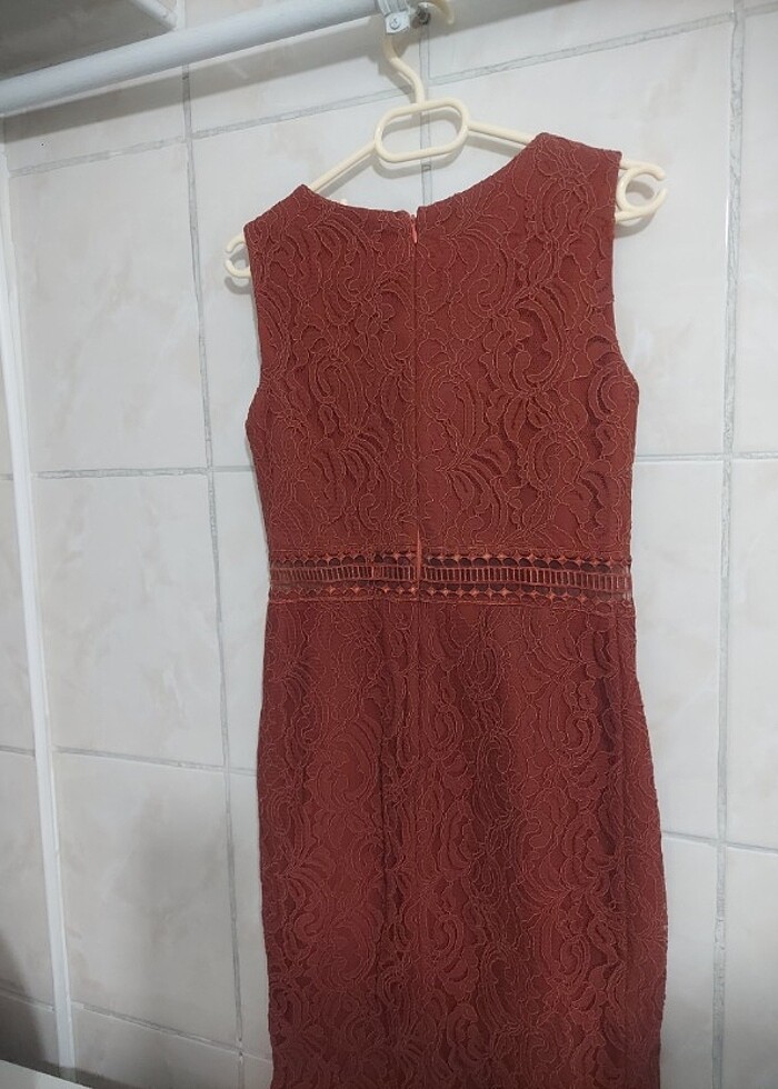 Kiremit Rengi Abiye - Görsel 5