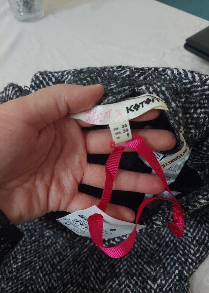 Kemerli Mini Etek - Görsel 3