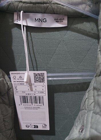 Mango Kapitone Yelek - Görsel 5