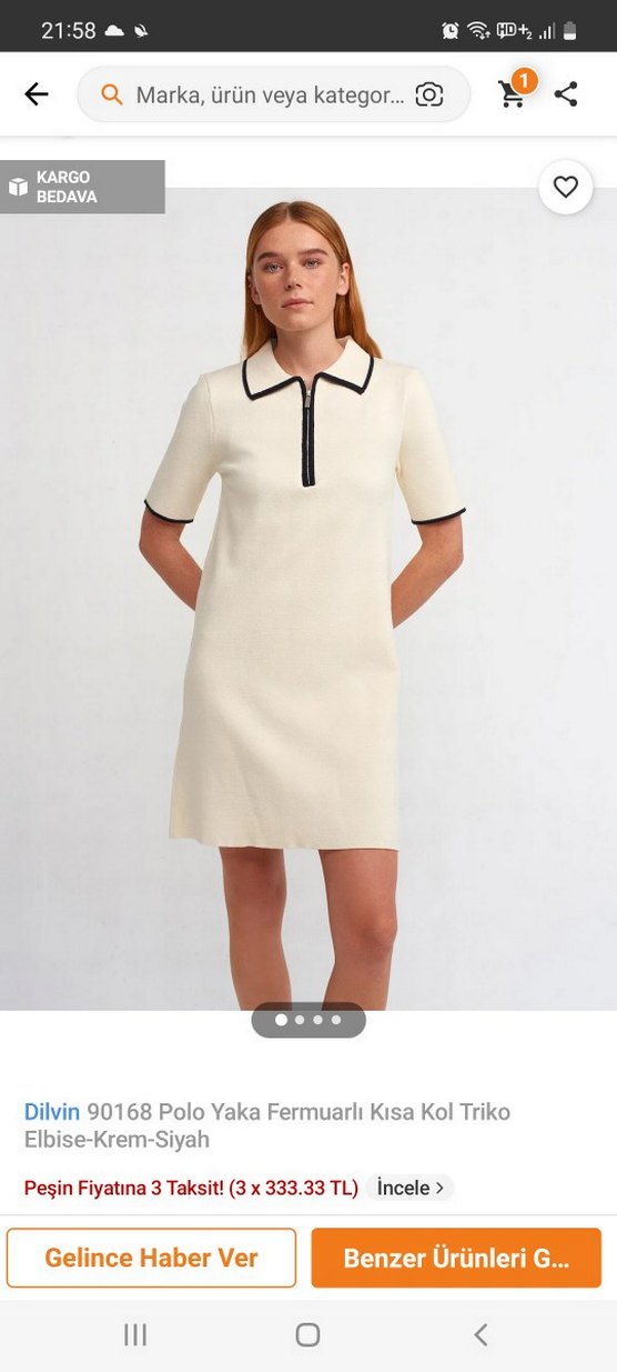 Dilvin Triko Elbise - Görsel 3