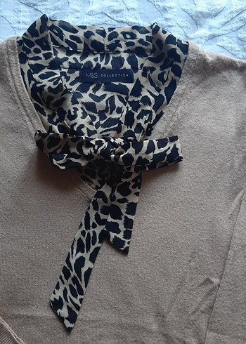 Bej Triko Kadın Kazak - Görsel 2