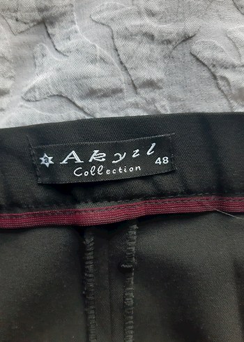 Kadın Siyah Kumaş Pantolon - Görsel 4