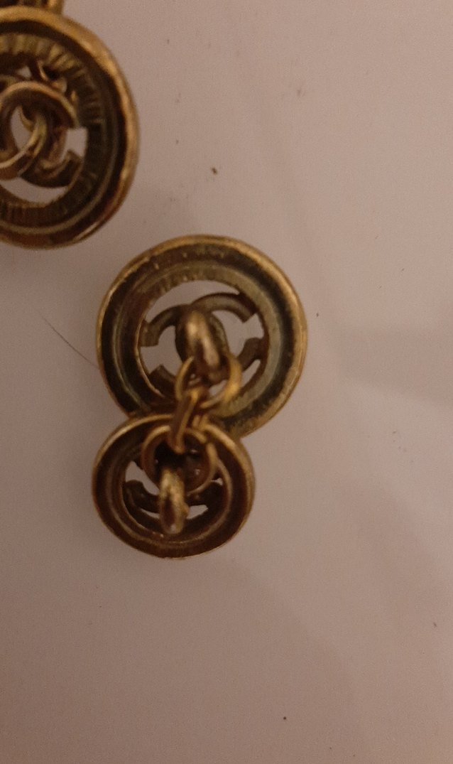 Orjinâl Chanel kol düğmeleri. - Görsel 3