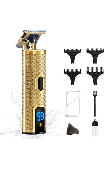 Solati Suya Dayanıklı Lcd Ekranlı Şarjlı Tıraş Makinesi