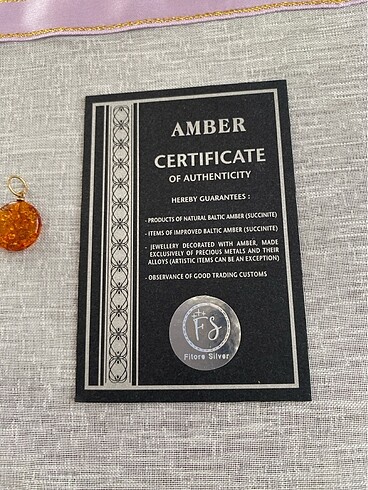  Beden turuncu Renk Amber kehribar gümüş kolye ucu