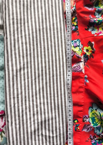 Renkli Baskılı Bohem Hamile Midi Etek - Görsel 5