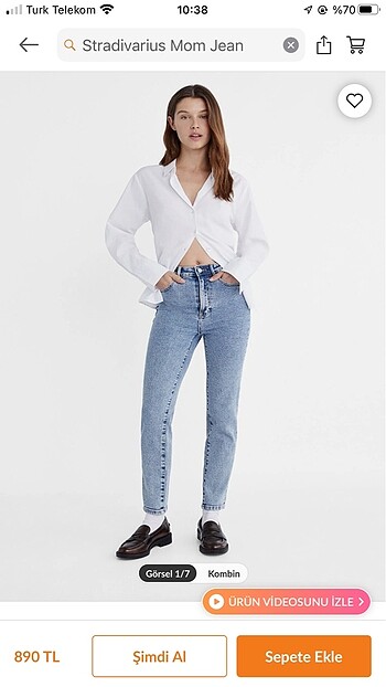 Stradivarius Jean