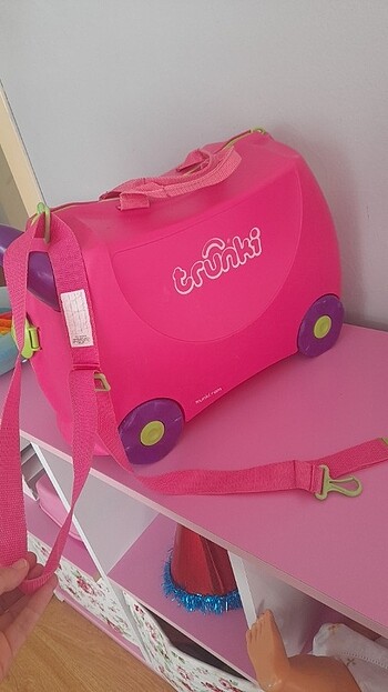  Beden pembe Renk Trunki kiz cocuk bavul