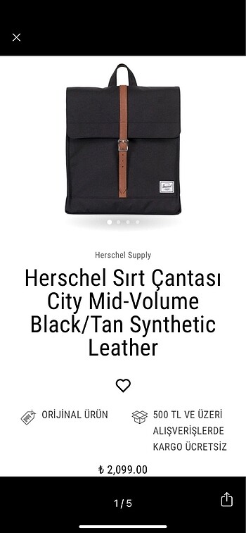 Herschel Sırt Çantası