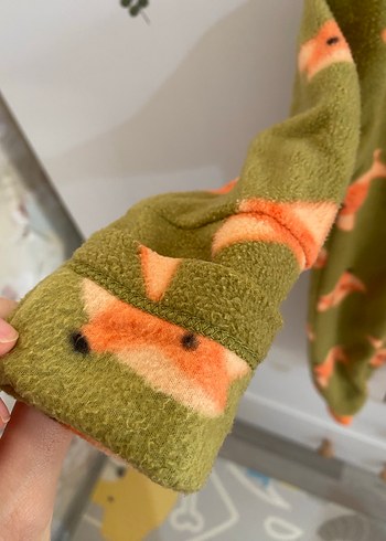 Polar Kapüşonlu Bebek Tulum - Görsel 2