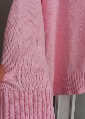 xl Beden pembe Renk Pembe kazak yeni L XL bedene olur