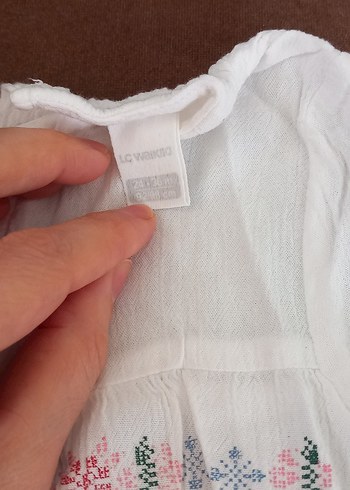 Nakışlı Beyaz Bohem Kız Şortu - Görsel 8