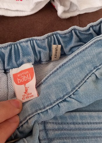 Nakışlı Beyaz Bohem Kız Şortu - Görsel 9