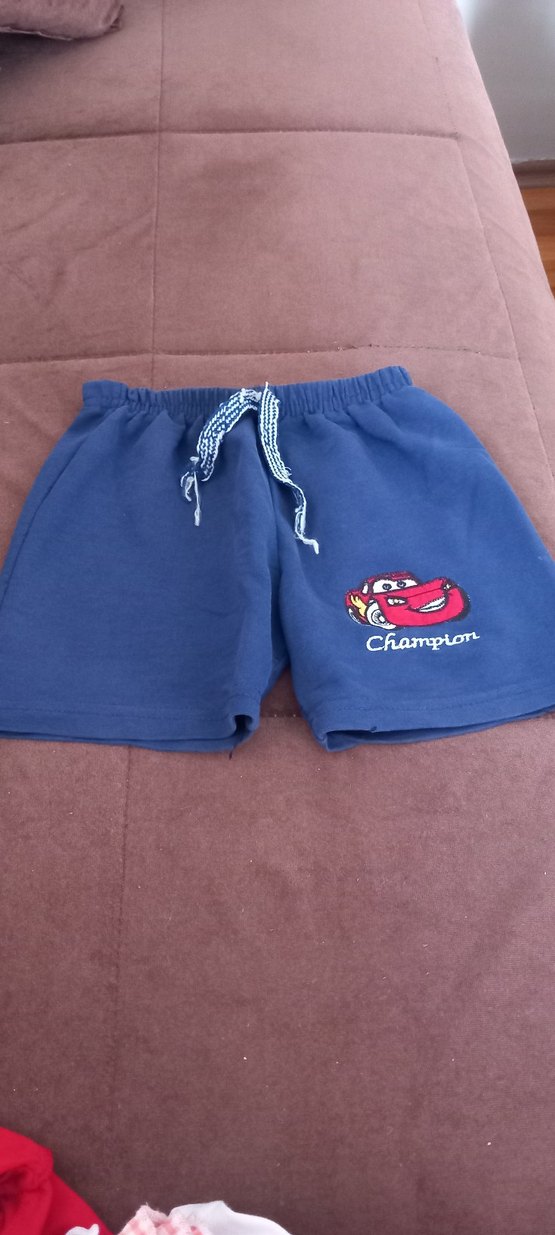 Kırmızı Trendy Erkek Çocuk Şort Velcro - Görsel 3