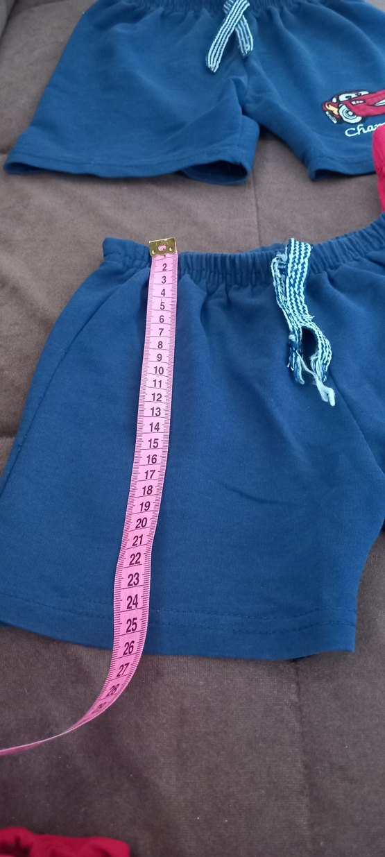 Kırmızı Trendy Erkek Çocuk Şort Velcro - Görsel 2