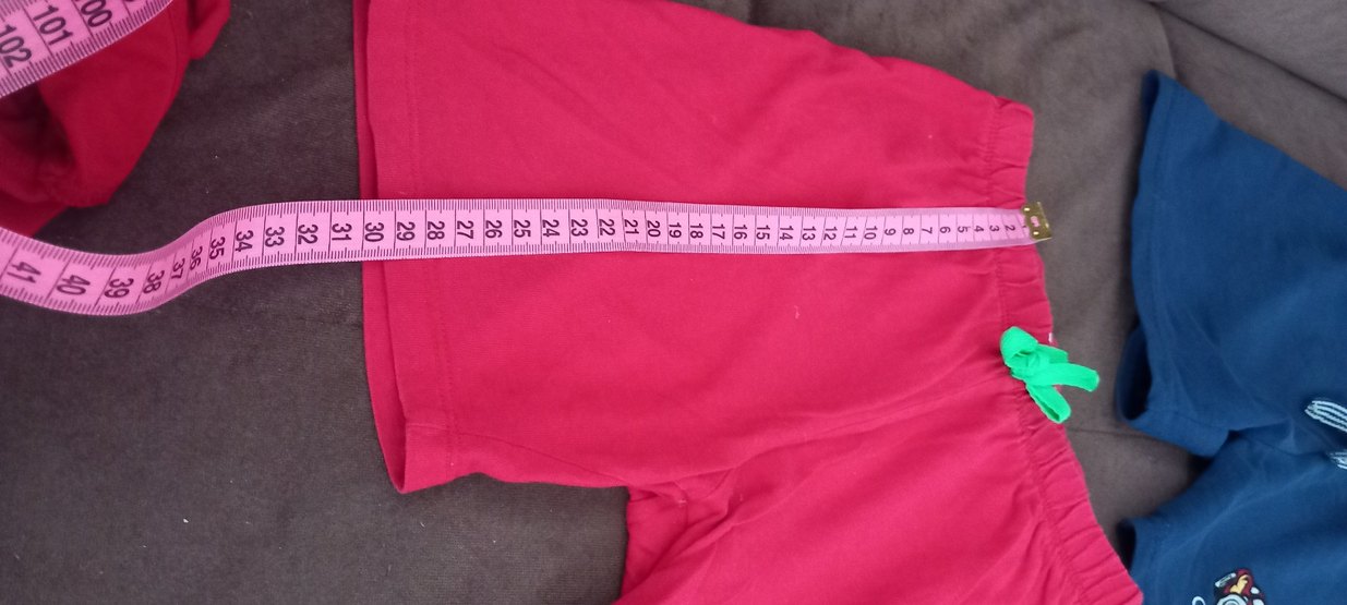 Kırmızı Trendy Erkek Çocuk Şort Velcro - Görsel 4