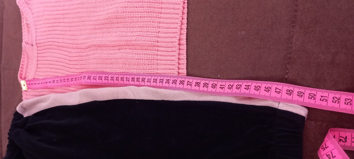 Pembe Triko Uzun Kollu Bebek Kız Takımı - Görsel 5